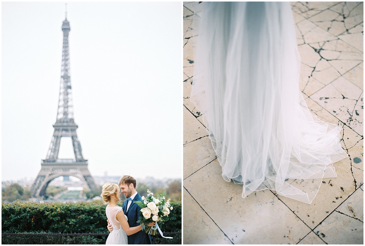 elopement in Paris Christophe Serrano French destination wedding photographer