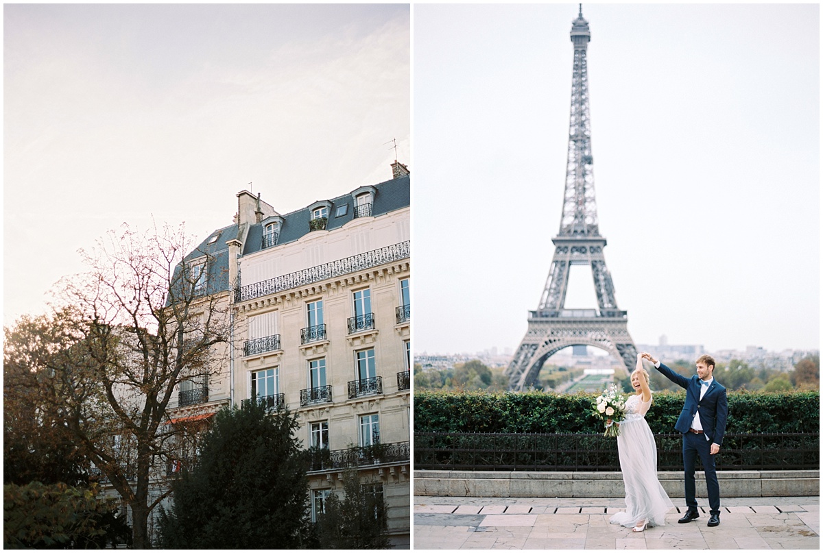 elopement in Paris Christophe Serrano French destination wedding photographer