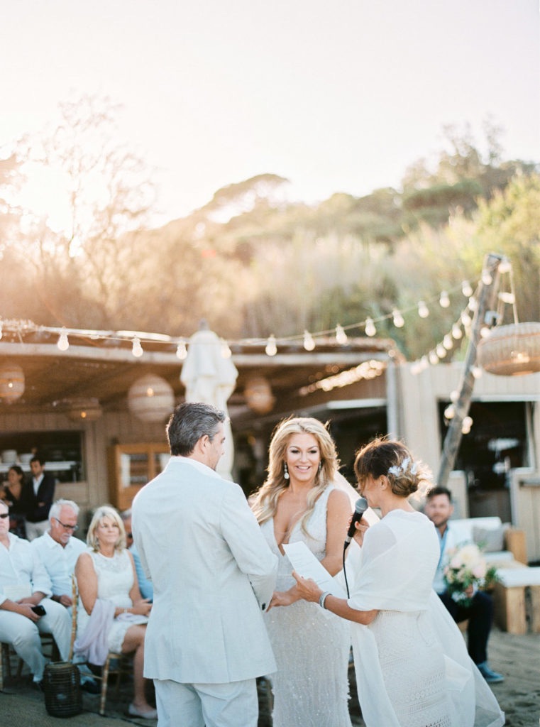 Wedding on the beach in Saint-Tropez