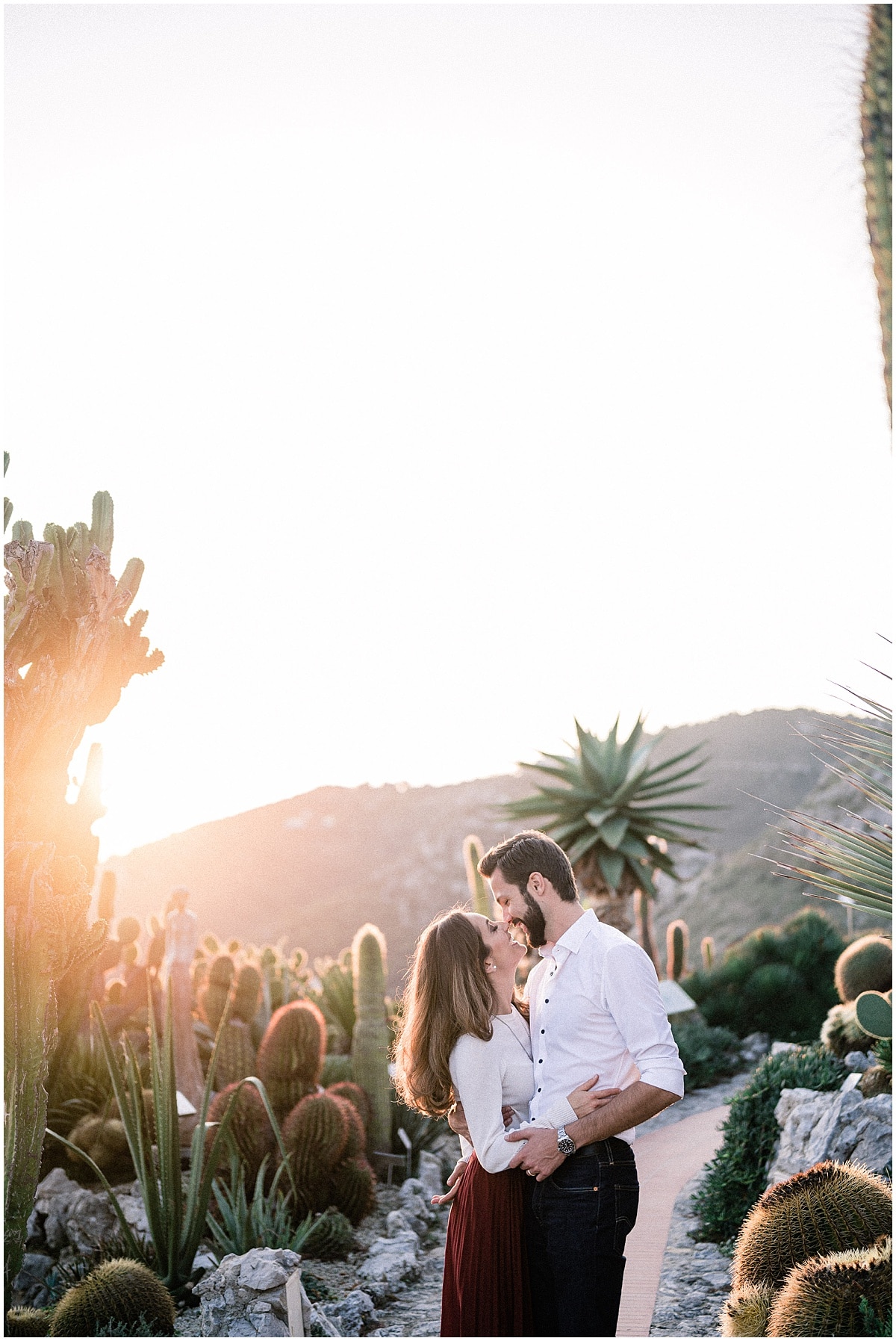 Engagement photo Eze village french Riviera Photography