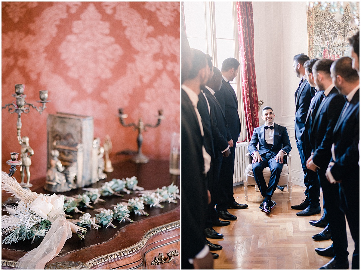 luxury coptic egyptian English destination wedding photographer at Chateau robernier 