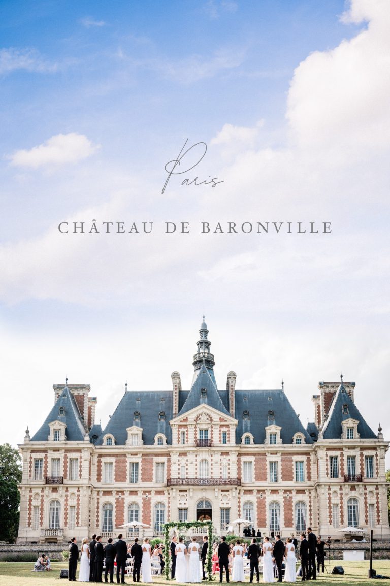 Luxury American Destination Wedding Paris Chateau de Baronville