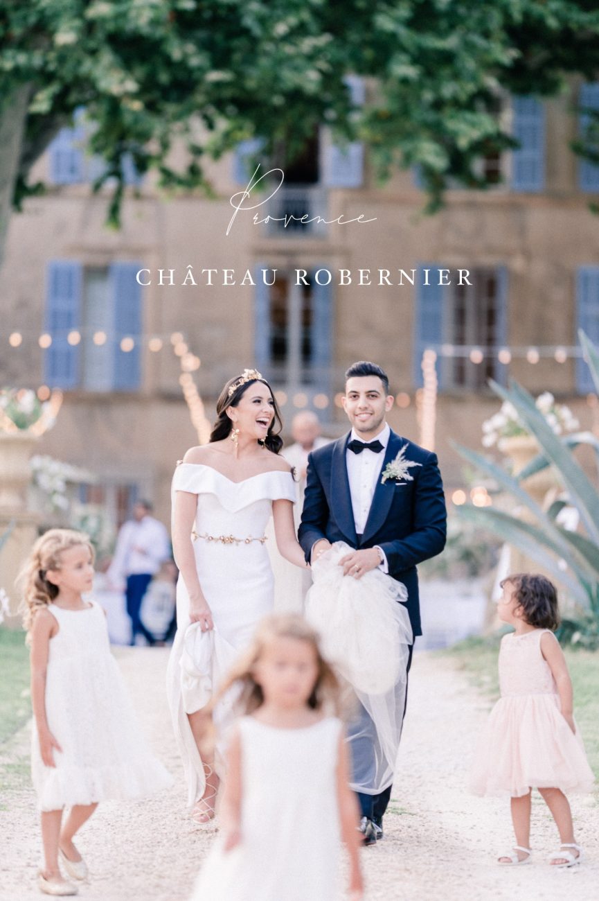 destination wedding English in provence Chateau Robernier