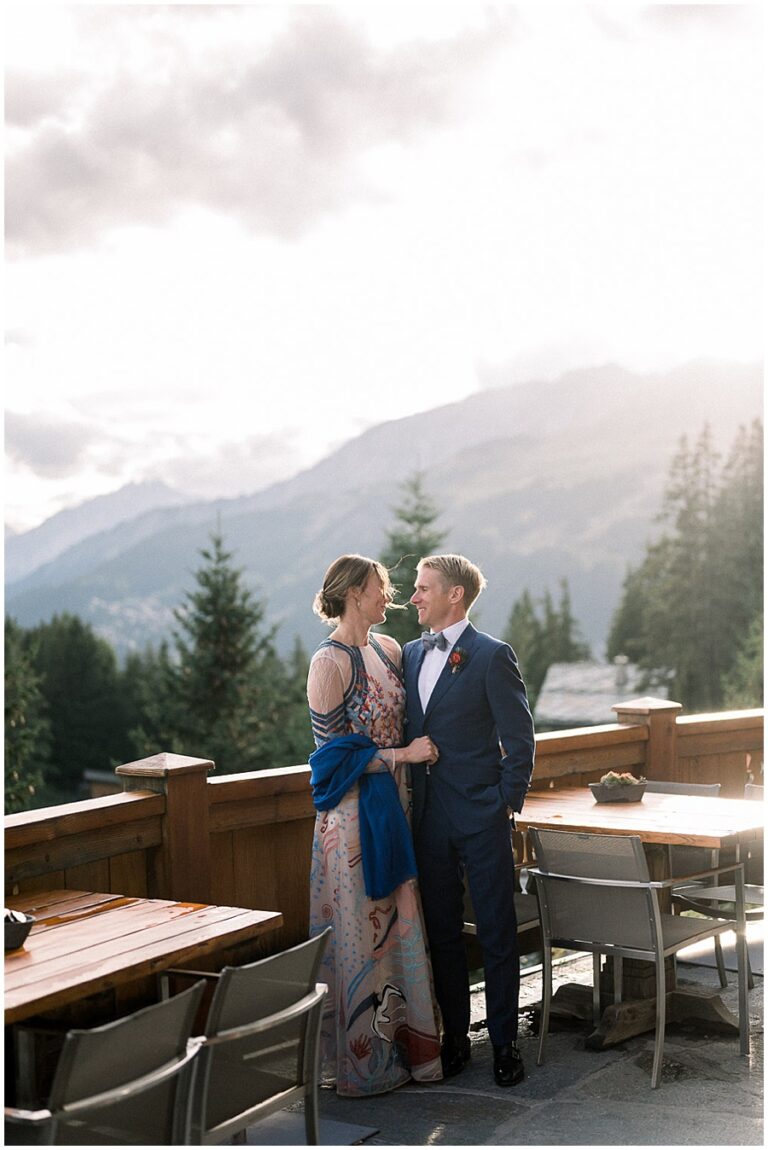 swiss destination wedding photographer Crans Montana