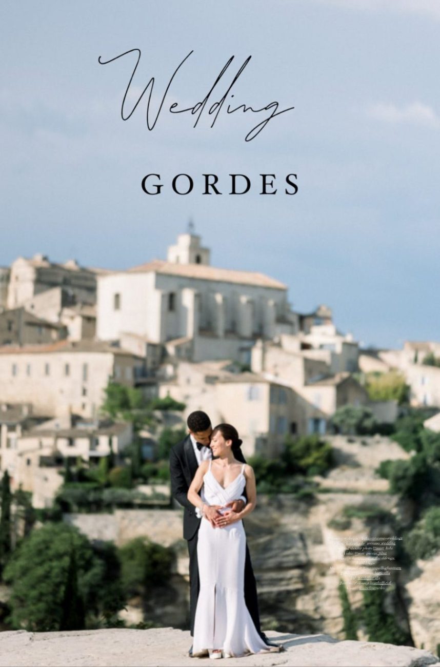 Wedding airelles de Gordes - Fine Art film wedding photographer
