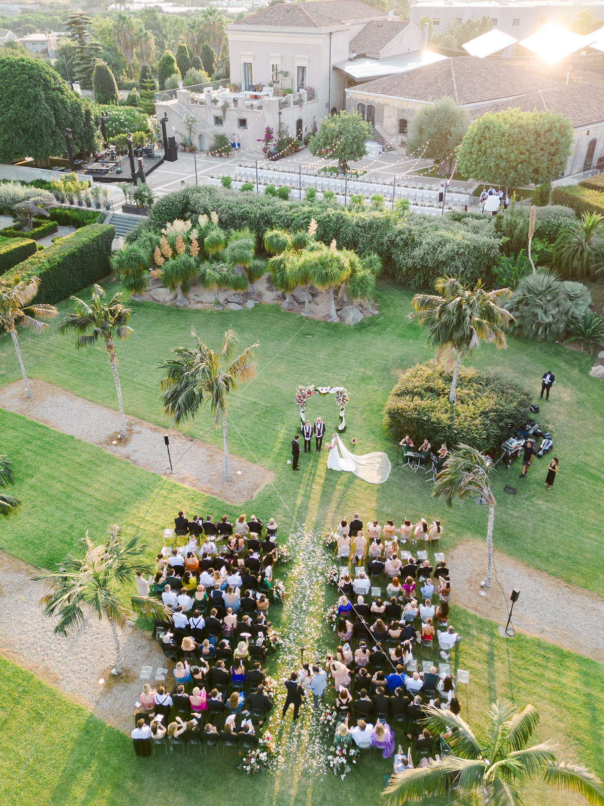 Destination wedding Italy Sicily Fine art Minimalist fashion wedding photographer