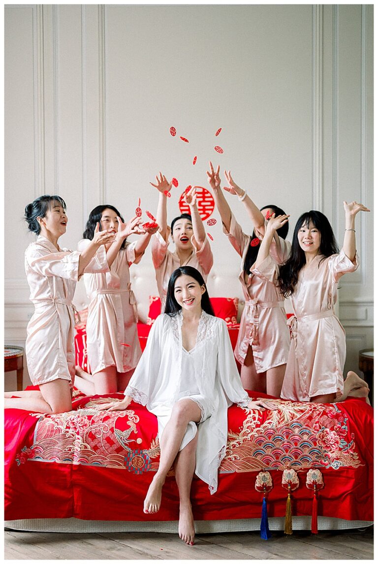 Chinese wedding French castel chateau de Varennes