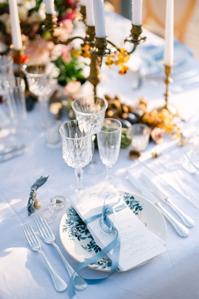DINER - Editorial fashion wedding couple session at chateau de tourreau