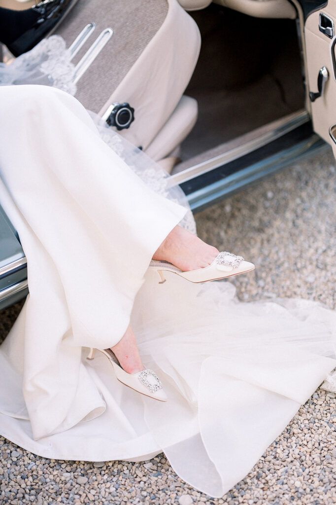 Editorial fashion wedding couple session at chateau de tourreau