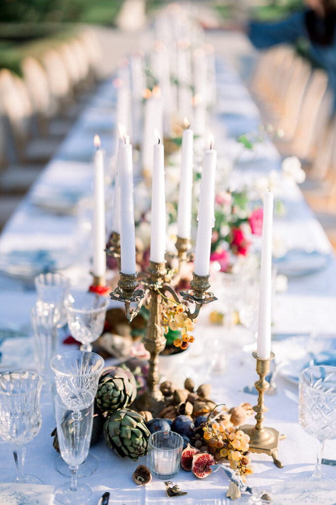 DINER - Editorial fashion wedding couple session at chateau de tourreau