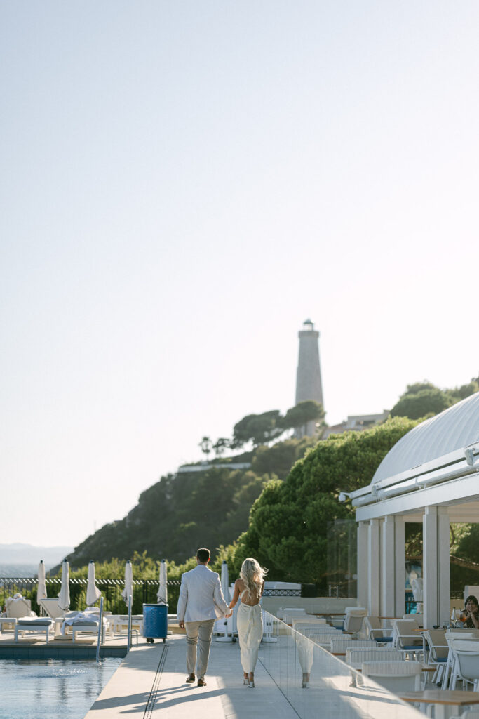 Saint Jean Cap Ferrat Proposal Grand Hotel lighthouse