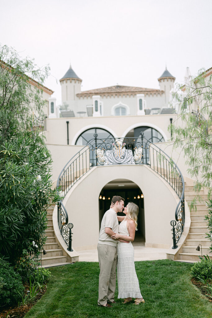 engagement proposal Airelles Saint Tropez Chateau Messardiere