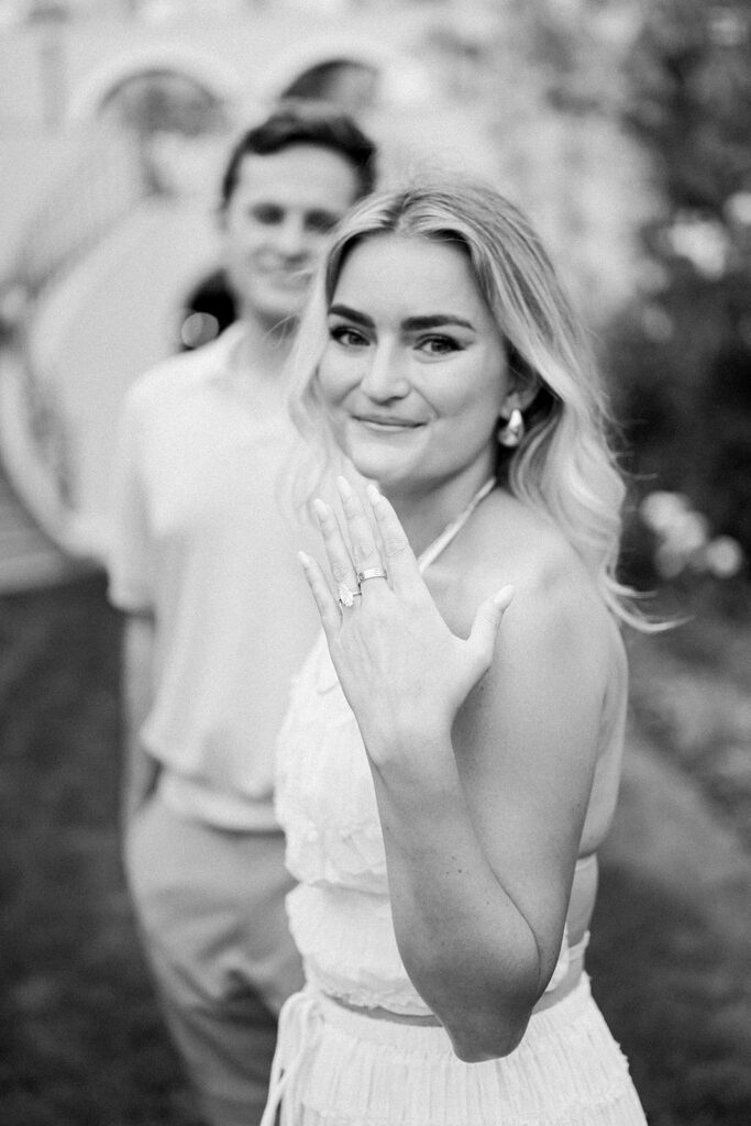 engagement proposal Airelles Saint Tropez Chateau Messardiere