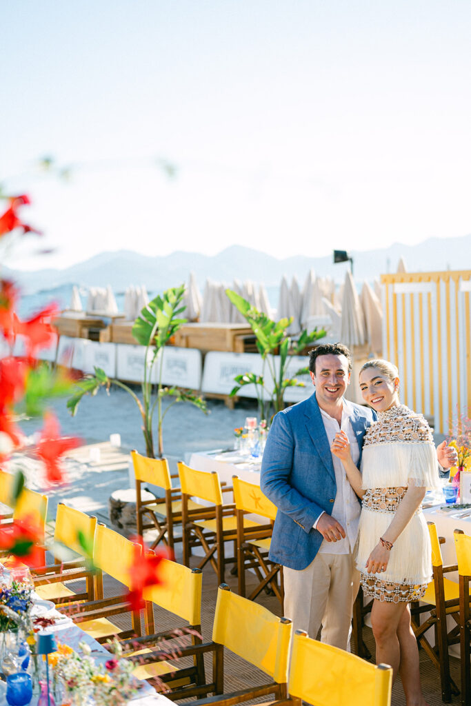 Villebrequin Cannes Wedding welcome dinner