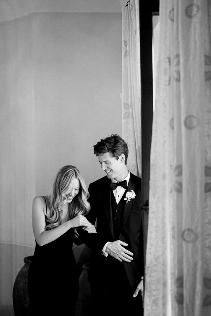 Luxury editorial wedding at Bastide de Laurence, Provence, with elegant white floral decorations