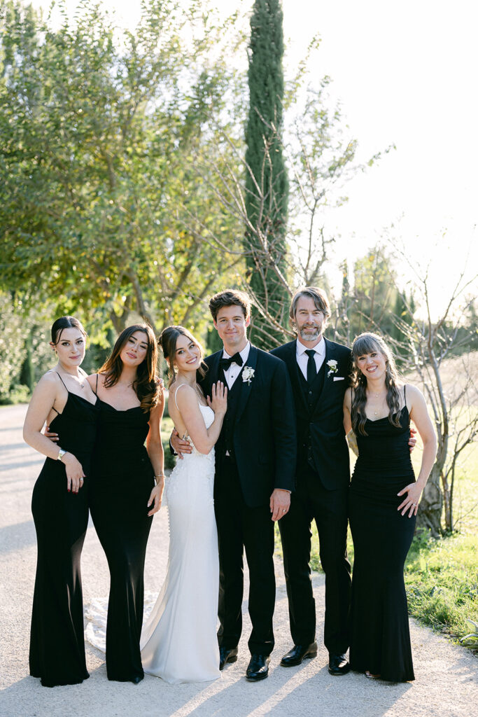 Luxury editorial wedding at Bastide de Laurence, Provence, with elegant white floral decorations